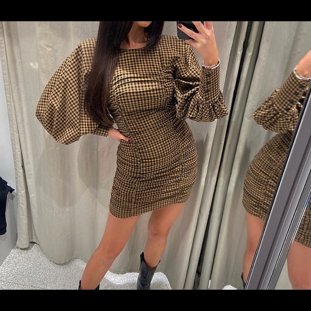 Zara gingham dress